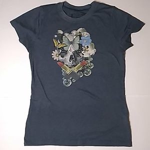 Vintage Volcom Skull Lipstick Graphic T-Shirt